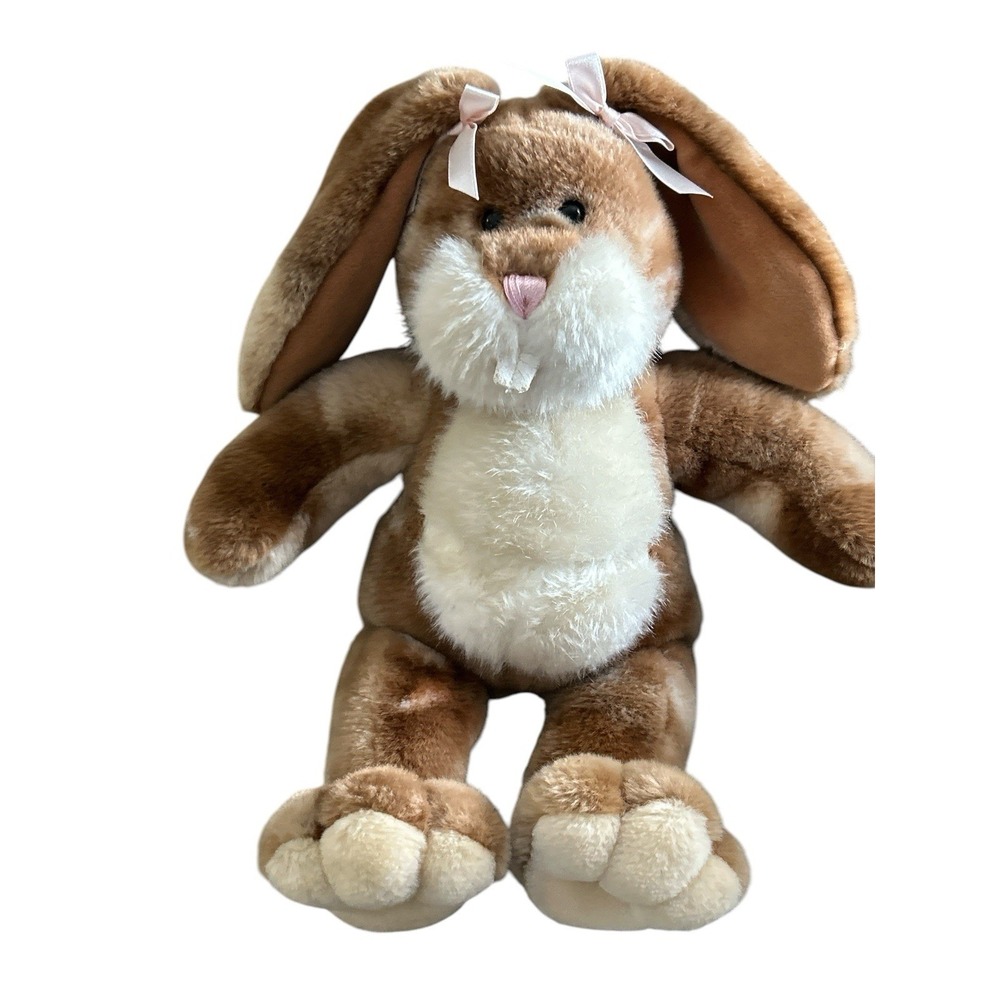 Build A Bear Joyful  Bunny Rabbit Big Feet Front Tooth Swirl Limited Ed 2002